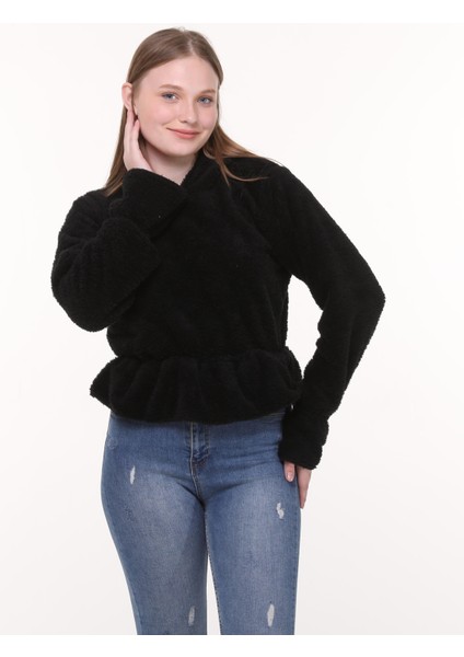 Fırfır Detaylı Sweatshırt