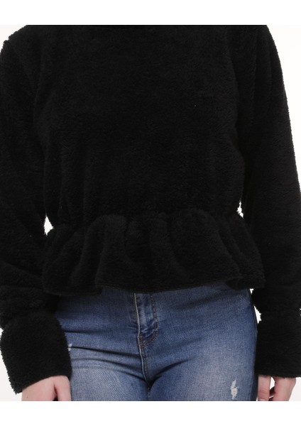Fırfır Detaylı Sweatshırt
