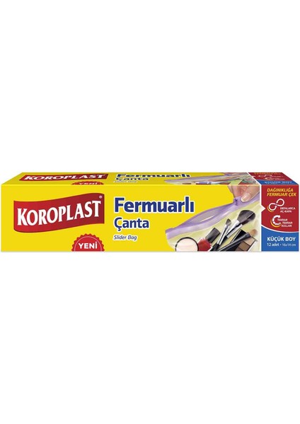Fermuarlı Çanta Küçük Boy 12Lİ