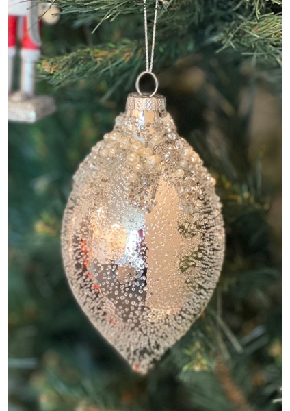 Işıltılı Cam Top Onion Yılbaşı Süsü – 17cm fırsatları