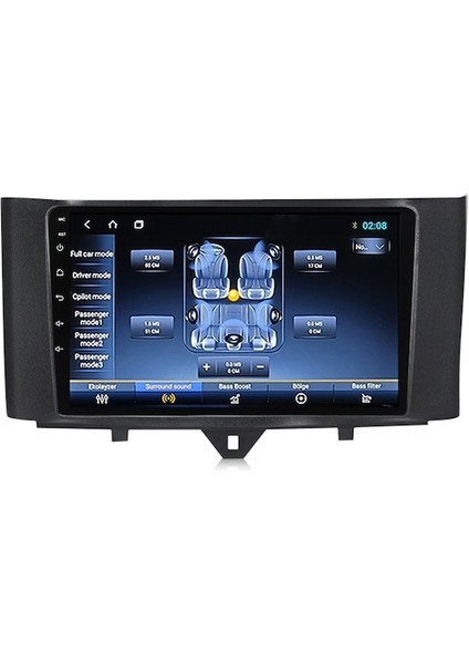 Mercedes Smart Fortwo (2007-2010) Android 12 Carplay Navigasyon Multimedya - 8gb Ram 128GB HDD modelleri