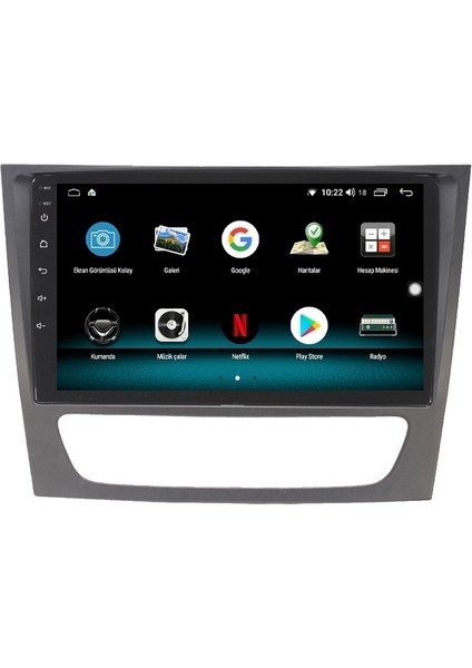 Mercedes E Class E200-E220-E250 (2003-2009) Android 12 Carplay Navigasyon Multimedya - 2gb Ram 32GB HDD fiyatları
