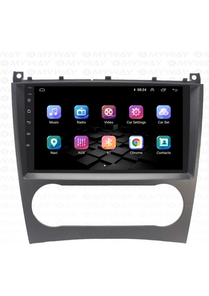 Mercedes C Class W203 (2004-2007) Android 12 Carplay Navigasyon Multimedya - 4gb Ram 64GB HDD fiyatları