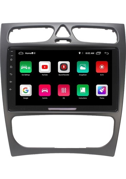 Mercedes C Class W203 (2001-2004) Android 12 Carplay Navigasyon Multimedya - 2gb Ram 32GB HDD