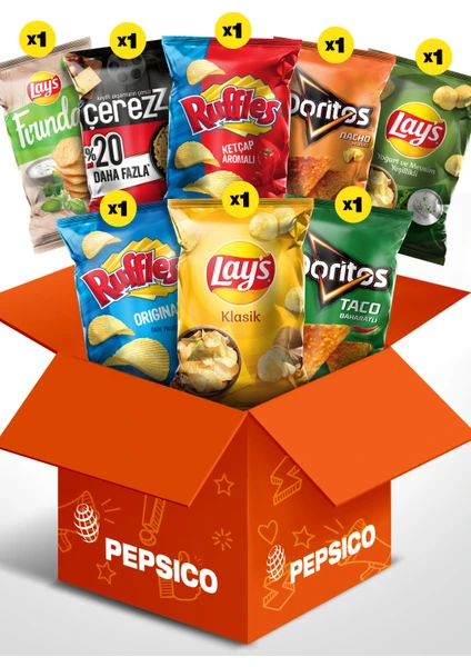 PepsiCo Hero Cips Paketi (Doritos, Ruffles, Lay's, Çerezza)