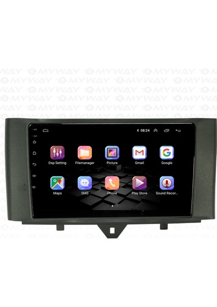 Mercedes Smart (2011-2015) Android 12 Carplay Navigasyon Multimedya - 8gb Ram 128GB HDD fiyatları