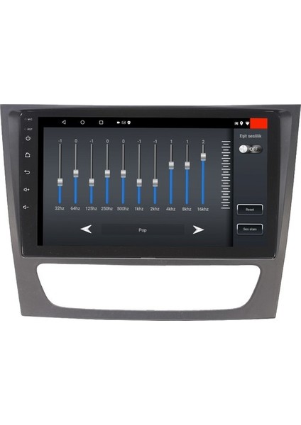 Mercedes E Class E200-E220-E250 (2003-2009) Android 12 Carplay Navigasyon Multimedya - 4gb Ram 32GB HDD