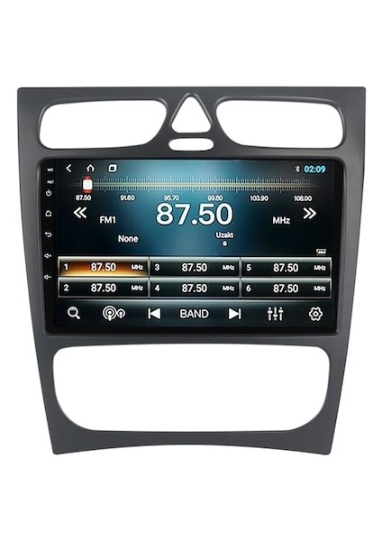 Mercedes C Class W203 (2001-2004) Android 12 Carplay Navigasyon Multimedya - 4gb Ram 32GB HDD