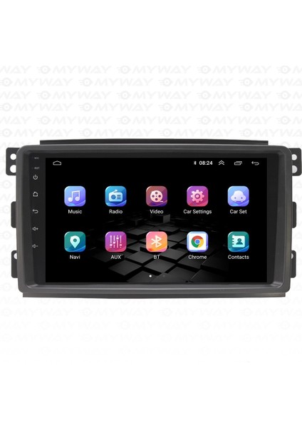 Mercedes Smart Fortwo (2011-2017) Android 12 Carplay Navigasyon Multimedya - 4gb Ram 64GB HDD fiyatları