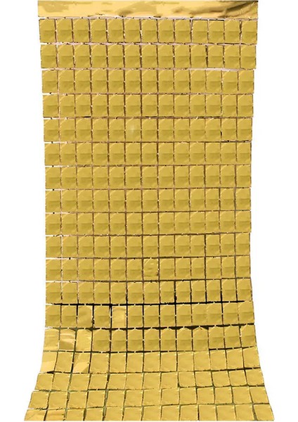 Metalize Gold Pötikare Desenli Arka Fon Süs 100X200 cm fiyatları
