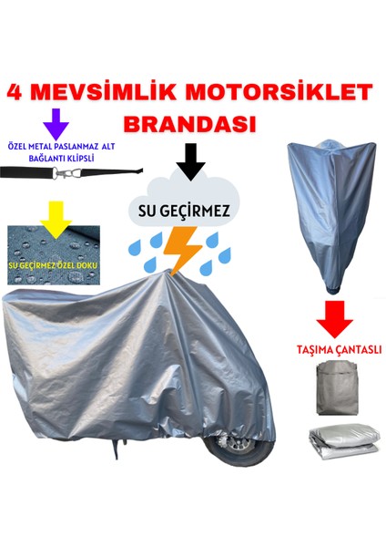 Kawasaki W800 Motosiklet Brandası - Branda / Koruyucu Kılıf