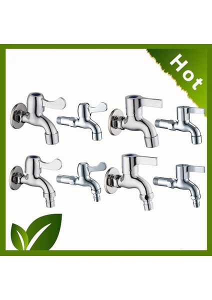 Duvara Monte Musluk Soğuk Su Musluğu Mutfak Banyo Dekorasyonu (Yurt Dışından)