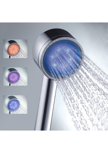 Gappo Renkli LED Duş Başlığı Banyo Aksesuarları Sıcaklık Sensörlü Işık Su Tasarruflu Duş Başlığı G21 (Yurt Dışından) modelleri
