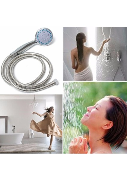 Evrensel 5 Mod Fonksiyonlu Krom Kireç Önleyici Büyük Banyo Ahizesi Duş Başlığı - (Yurt Dışından) fiyatları