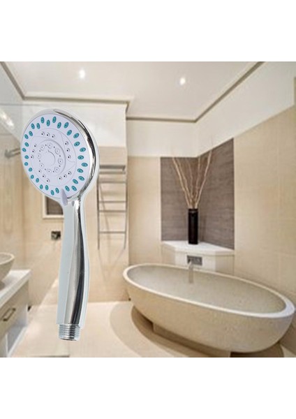 Evrensel 5 Mod Fonksiyonlu Krom Kireç Önleyici Büyük Banyo Ahizesi Duş Başlığı - (Yurt Dışından) modelleri