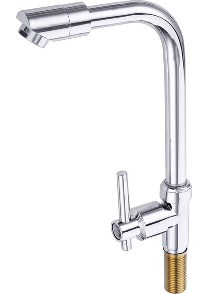 Güçlü Araç Mutfak Lavabo Musluğu Tek Delik Döndürme Soğuk Su Havzası Musluk (Yurt Dışından)