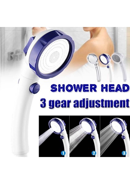 【 Flaş Fırsat 】 3 Modlu El Duş Başlığı Yüksek Basınçlı Taş Akışı Mükemmel Ayar Kaplama (Yurt Dışından)