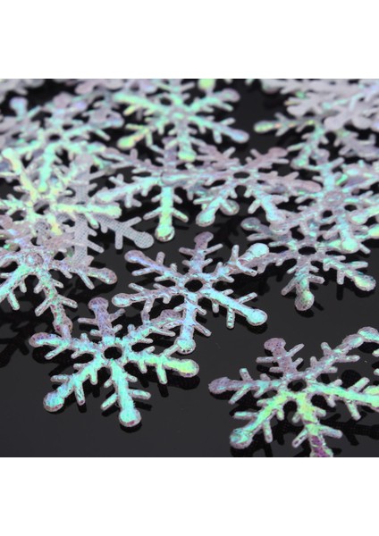 300 Adet Kar Tanesi Şekli Konfeti Süsler Scrapbooking Noel Ağacı Dekor Tatil Parti Ev Dekor Kendi Başına Yap Kağıdı El Sanatları (Yurt Dışından)