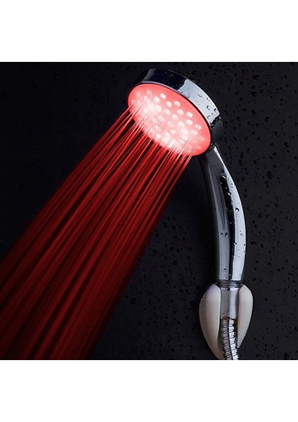 Romantik Otomatik 7 Renk Değişen LED Işık Banyo Su Glow Duş Başlığı (Yurt Dışından) modelleri