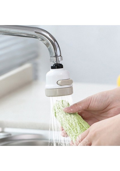 Ef Sıçramaya Dayanıklı Filtre Abs+Silikon+Paslanmaz Çelik Bıçak Üçüncü Vites Su Tasarruflu Duş 360 Dönen Su Filtresi Nozulu 1 Adet (Yurt Dışından) indirimleri