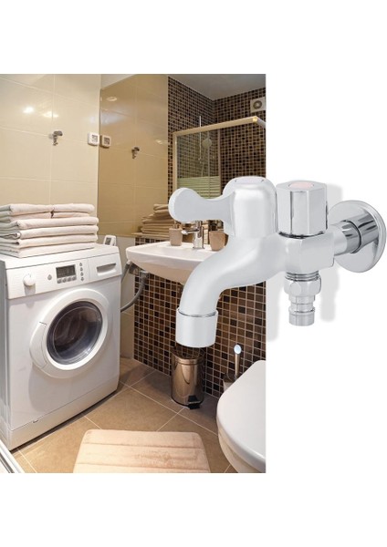 G1/2in Çift Kullanımlı Ev Çamaşır Makinesi Musluk Su Musluğu Çamaşır Banyo Kullanımı Için (Yurt Dışından) modelleri