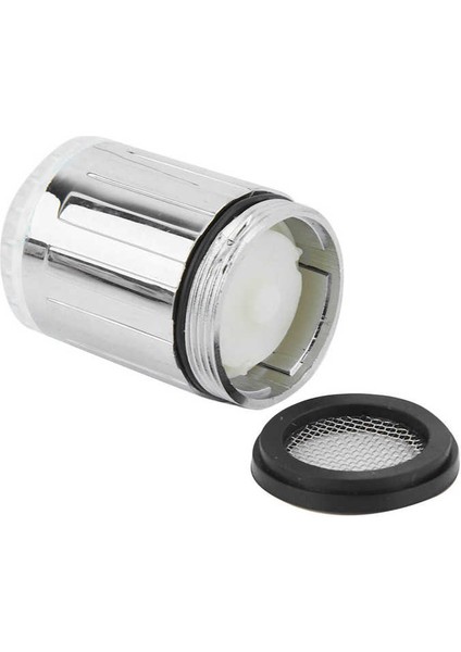 Rgb 3 Renk Mutfak Sıcaklık Sensörü Işık Glow LED Musluk Banyo Lavabosu (Yurt Dışından)