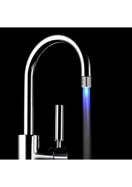 LED Musluk Musluk Işık Musluk Adaptör TLD8002-A9 ile Otomatik Glow Su Gücü - Renkli Stil (Yurt Dışından) fiyatları