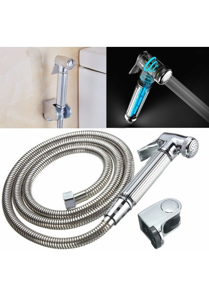 En Iyi Alet El Banyo/tuvalet Duş Başlığı Memesi Hortum Tutucu Bide Spreyi Gümüş Yenı (Yurt Dışından)