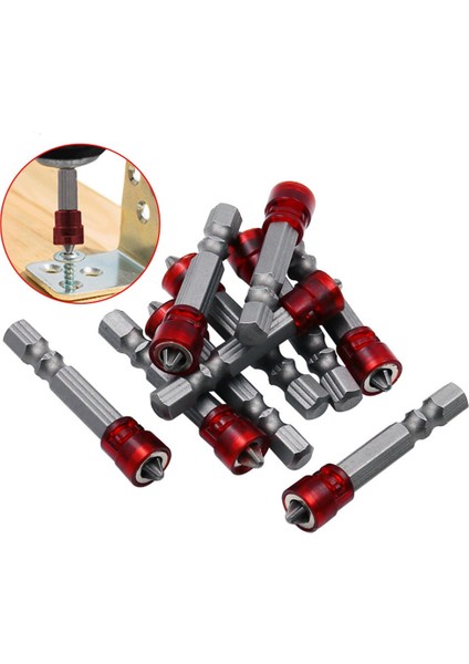 Manyetik Tornavida Ucu Çapraz Kafalı Ph2 Manyetik Tornavida Uçları 1/4 Inç Hex Shank Tornavida Ucu (Yurt Dışından)