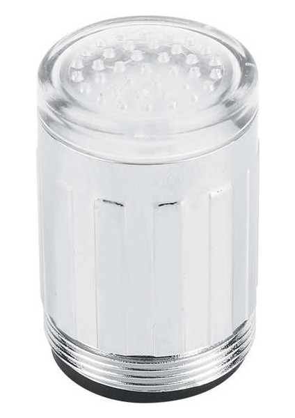 LED Musluk Su Musluğu 3 Renkli LED Işık Değişen Tavlama Sıcaklık Sensörü Duş Akışı Mutfak Için (Yurt Dışından)