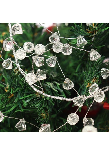 43.3 ″ Asılı Kristal Akrilik Boncuk Garland Parti Noel Ağacı Süs Dekor (Yurt Dışından) fiyatları