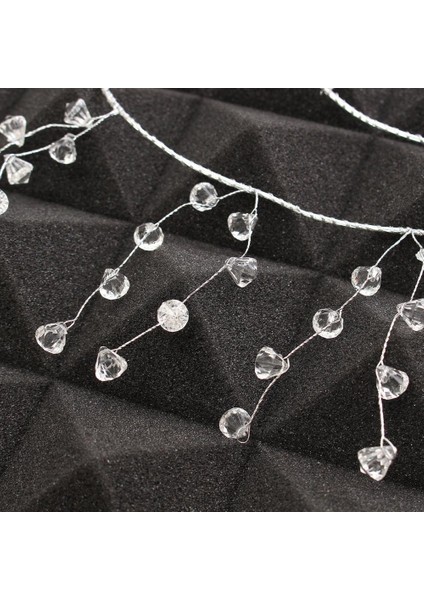 43.3 ″ Asılı Kristal Akrilik Boncuk Garland Parti Noel Ağacı Süs Dekor (Yurt Dışından) modelleri