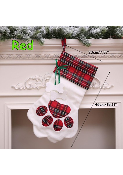 Noel Çorap Çorap Noel Baba Şeker Hediye Asmak Dekor (Yurt Dışından) fiyatları