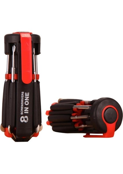 In 1 Çok Fonksiyonlu Tornavida Aracı Süper Parlak LED Torch El Feneri 8 In 1 Dıy (Yurt Dışından) modelleri