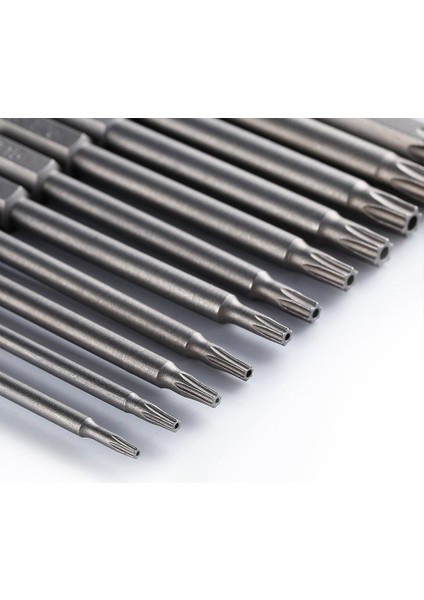 Srıwen 11 Parça 1/4 Inç Hex Shank T6-T40 4 Inç Uzunluk S2 Çelik Torx Güvenlik Başlı Tornavida Matkap Seti Uçları (Yurt Dışından) modelleri