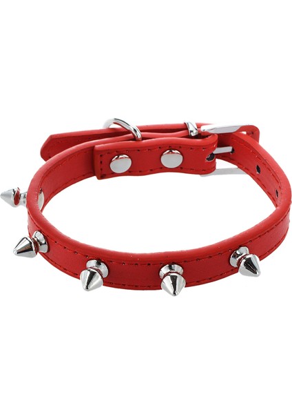Çivili Köpek, Kedi Evcil Hayvanı Için Perçinli Tasma Kırmızı Xs (Yurt Dışından) fiyatları
