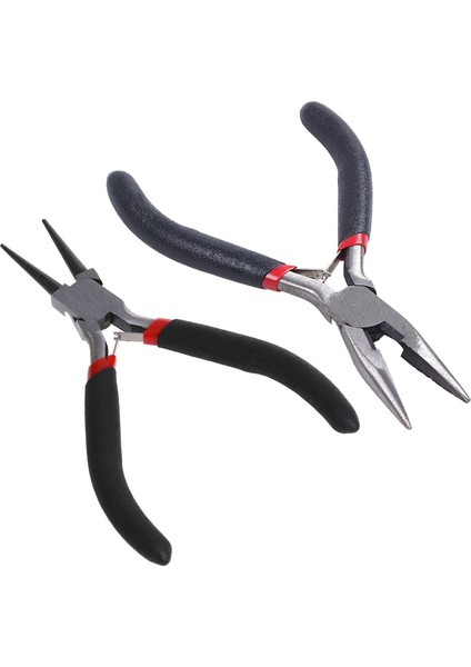 Flyeer 2020 2 Adet Pense: 1 Adet Yuvarlak Kargaburun Craft Boncuk Takı Aracı ve 1 Adet Ipucu Pense Aracı Takı Oluşturma Için 12.5cm (Yurt Dışından) fiyatları