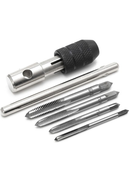 Srıwen 5 Adet/takım T Tipi Makine El Vida Konu Musluklar Oyucu M3/m4/m5/m6 Musluk Seti Büküm Matkap Uçları ve Anahtarı (Yurt Dışından) fırsatları