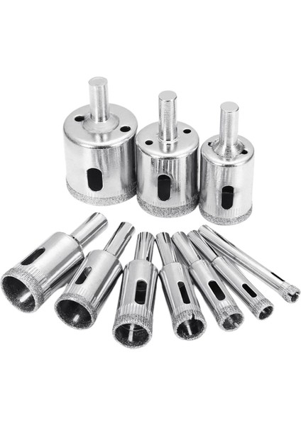 10 Adet Metal Matkap Uçları 6-30MM Delme Testere Parlatıcı Elmas Cam Delik Açıcı (Yurt Dışından)