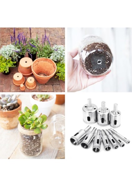 10 Adet Metal Matkap Uçları 6-30MM Delme Testere Parlatıcı Elmas Cam Delik Açıcı (Yurt Dışından) fırsatları