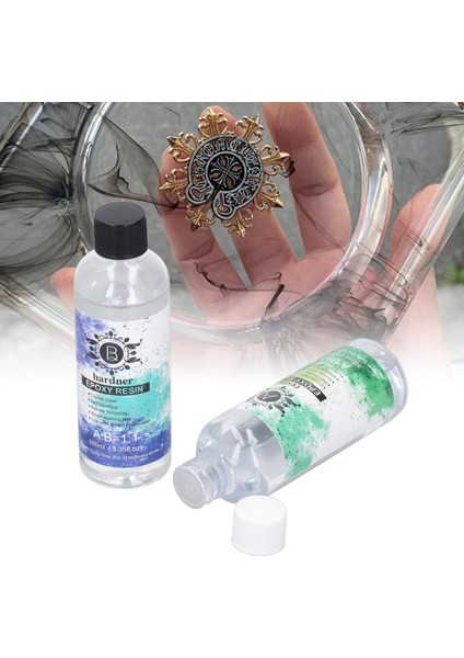 Epoksi Reçine Kristal Berraklık Kiti, Tutkal El Sanatları Için Kendiliğinden Köpük Kesen Epoksi Reçine Şeffaf Kaplama (Yurt Dışından) modelleri