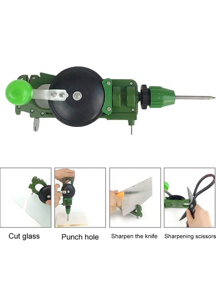 Çok Fonksiyonlu Sap Sondaj Cam Seramik Karo Kesici Kalemtıraş Öğütücü Aracı (Yurt Dışından) indirimleri