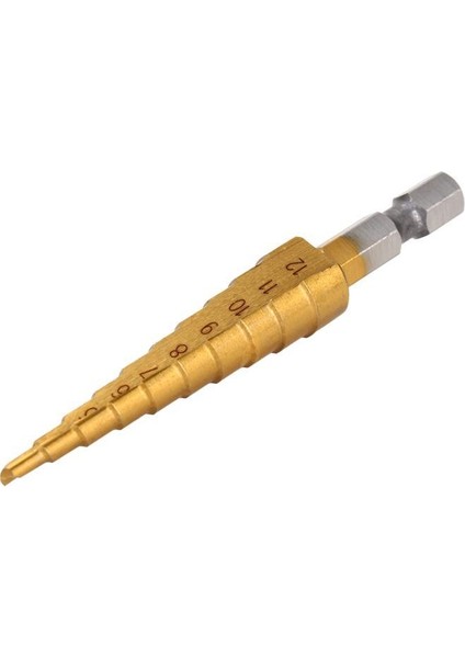 Hss Titanyum Adım Matkap Uçları 3-12MM Adım Koni Kesme Ahşap Metal Delme Seti Elektrikli El Aletleri (Yurt Dışından) fiyatları