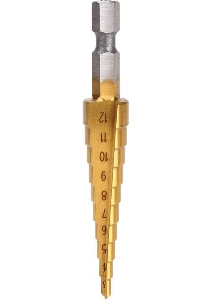 Hss Titanyum Adım Matkap Uçları 3-12MM Adım Koni Kesme Ahşap Metal Delme Seti Elektrikli El Aletleri (Yurt Dışından) modelleri