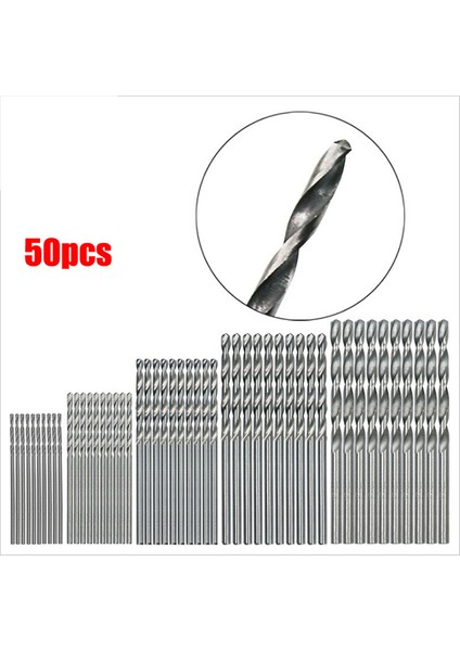 50 Adet Hss Yüksek Hız Çeliği Elmas Matkap Ucu Seti Alet Kaplı Büküm Matkap Sevıch (Yurt Dışından) modelleri