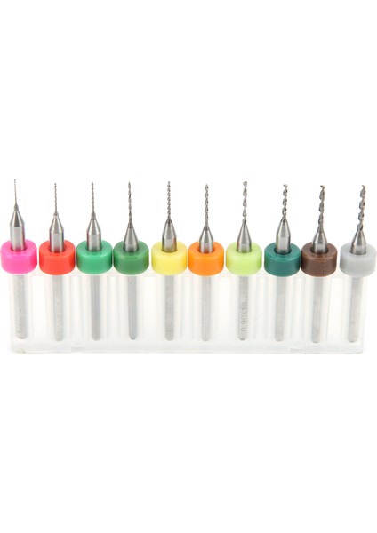 10 Adet Mikro Twistbits Tungsten Çelik Devre Kartı Düz Saplı Spiral Matkap (Yurt Dışından) fiyatları