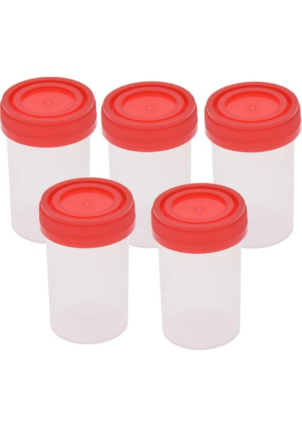 5/10 Adet Hastane 60 ml Idrar Numune Toplama Bardak Şişe Tıbbi Izleme Aracı (Yurt Dışından)