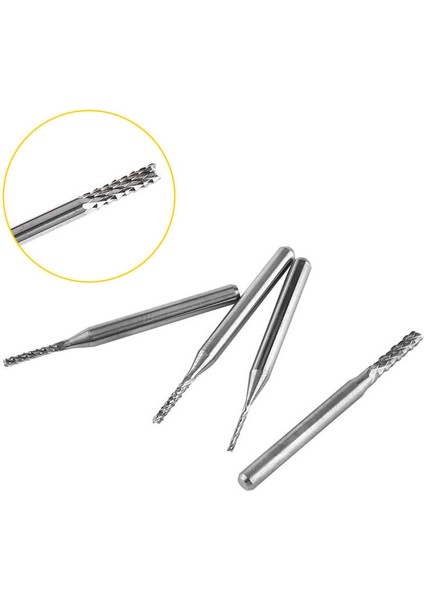 Yeni 10 Adet Tungsten Karbür End Mill Gravür Uçları Freze Kesici 1.0 ~ 3.0mm (Yurt Dışından)