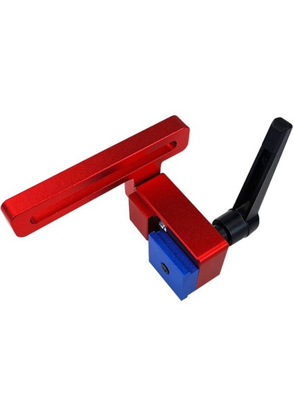 T-Yuvası T-Rayları Için 30 Tip Gönye Parça Durdurma Alüminyum Ağaç Işleme Dıy Aracı - Kırmızı ve Siyah (Yurt Dışından)