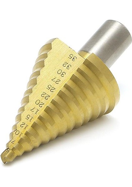 Yuvarlak Saplı 5-35MM Yüksek Hız Çeliği 13 Adımlı Matkap (Yurt Dışından)